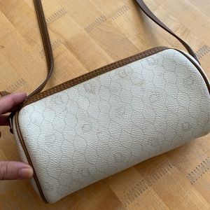 Vintage Christian Dior white roller crossbody